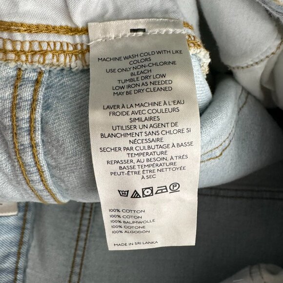 Pilcro Anthropologie Bermuda Denim Shorts 18W Blue Drawstring NWT SS-2066 - Picture 13 of 16